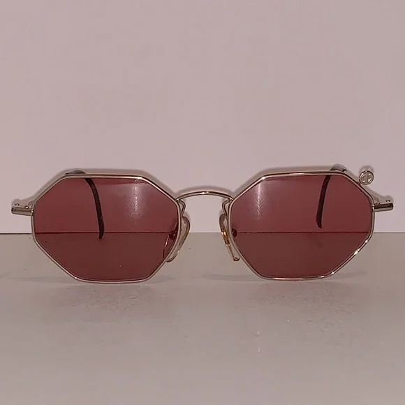 Paloma Picasso Unisex Octagon Sunglasses Paloma Picasso 3763 51 Vintage Octagonal Sunglasses – Ed  main image 4